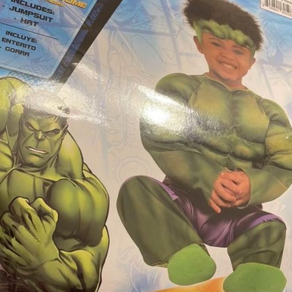 BRAND NEW baby toddler marvel hulk halloween costume size 18-24M - Picture 2 of 3